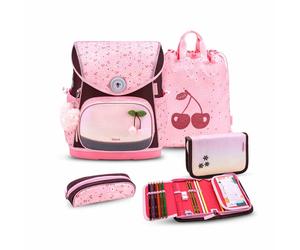 Belmil Premium Compact Plus Schulranzen-Set 4-tlg. - CHERRY BLOSSOM