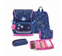 Belmil Premium Compact Plus Schulranzen-Set 4-tlg. - SAPPHIRE