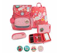 Belmil Premium Compact Plus Schulranzen-Set 5-tlg. - ROSE QUARTZ