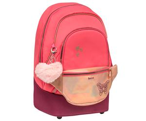 Belmil Premium Schulrucksack-Set 2tlg Coral