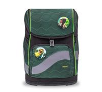 Belmil Premium Smarty Plus ergonomisches Schulranzen, AGR, Brustgurt, Hüftgurt, Magnetverschluss (Twist of Lime)