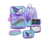 Belmil Smarty Plus Premium Schulranzen Set 4-teilig Serenity Serenity Schulranzen Set