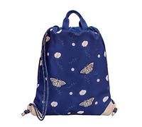Belmil Premium Turnbeutel Sportbeutel Schuhbeutel Sportsack Mädchen Blau (337-1/P Daisy)