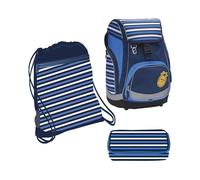 BELMIL Schulranzen-Set »Comfy Pack Lining« blau, 26x42x19 cm