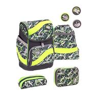 BELMIL Schulranzen-Set »Smarty« grün, 29x40x21 cm