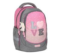 Belmil Schulrucksack "In love fashion - Gray" mit Brustgurt 19 Liter