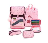 Belmil Schulranzen Premium Smarty Plus Set 5-teilig Cherry Blossom