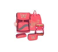Belmil Smarty Plus Premium Schulranzen Set 4-teilig Coral Coral Schulranzen Set