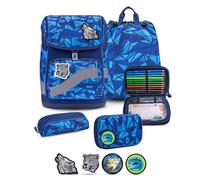 Belmil Smarty Plus Premium Schulranzen Set 405-51/P/S (Glacier Blue 2)