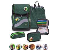 Belmil Schulranzen Premium Smarty Plus Set 5-teilig Twist of Lime gelb 25003551