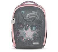 Belmil Sturdy ergonomischer Schulrucksack für Kinder mit ergonomisch geformter Rücken, Brustgurt (338-82) (Shine Like a Star)