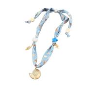 BELOWSYALER Halskette mit Muschel und Stern, verziert mit Blumenmustern für den täglichen Gebrauch, Strand, Modeschmuck, inspiriertes Schmuckstück, One Size, Wie beschrieben, Wie beschrieben