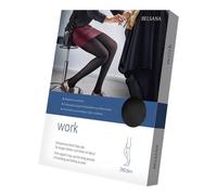 Belsana work AG M grap.Stayups schwarz mit Spitze