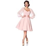 Belsira Damen Vintage Retrokleid mit Langen ?rmeln 2XL