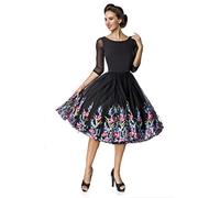 Belsira Premium Besticktes Swing-Kleid L