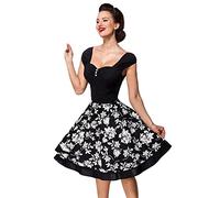 Belsira Retro Blumenkleid mit kurzen Puff?rmeln M