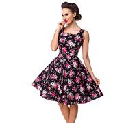 Belsira Retro Vintage Kleid mit Rosen S