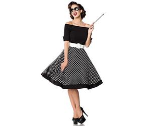 Belsira Schulterfreies Retrokleid L