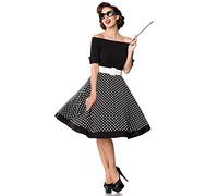 Belsira Schulterfreies Retrokleid XS