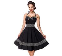 Belsira Swing-Neckholder Kleid Frauen Mittellanges Kleid schwarz/wei? S