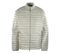Belstaff Airframe Moonbeam Weiße glänzende Daunenjacke 2XL