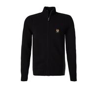 BELSTAFF Cardigan Herren Slim Fit Wolle schwarz, XL