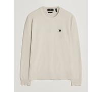Belstaff Coast Knitted Crew Neck Silver Birch Beige M