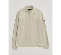 Belstaff Commander Half Zip Silver Birch Beige M