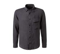 BELSTAFF Hemd Herren Regular Fit Langarm Leinen blau, S