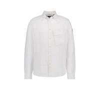 BELSTAFF Hemd Herren Regular Fit Langarm Leinen weiß, XL