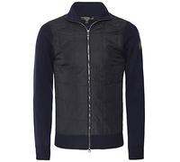 Belstaff Herren Gesteppte Front Neue Kelby Strickjacke Marine XXL