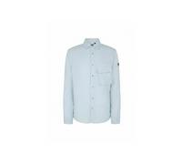 Belstaff Herren Hemd aus Leinen SCALE Regular Fit, bleu, Gr. L