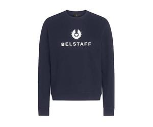 Belstaff Herren-Sweatshirt mit charakteristischem Logo, Dunkle Tinte, XL