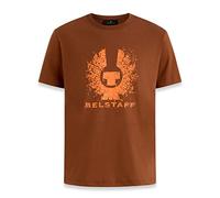 Belstaff Herren-T-Shirt mit Pixel Phoenix-Logo, burnt orange, S