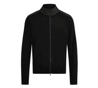 Belstaff Kelby Herren-Strickjacke mit Reißverschluss, Schwarz , L