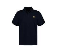 BELSTAFF Polo-Shirt Herren Regular Fit Kurzarm Baumwoll-Piqué blau, 3XL
