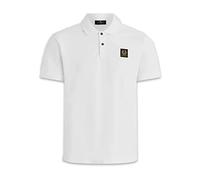 Belstaff Poloshirt aus Baumwoll-Pique, weiß, M