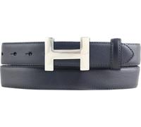 BELTINGER Hochwertiger Damen-Gürtel HELLA aus Vollrindleder 3,0 cm | Bombierter Ledergürtel Damen 30mm | Damen-Gürtel made in Italy | Marine 95cm