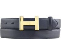 BELTINGER Hochwertiger Damen-Gürtel HELLA aus Vollrindleder 3,0 cm | Bombierter Ledergürtel Damen 30mm | Damen-Gürtel made in Italy | Marine 95cm