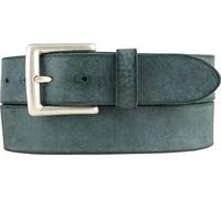BELTINGER Premium Weicher Vollrindledergürtel, 40 mm breit, Used Look, Jeans & Hosen, Vintage Stil, Made in Italy, Casual und Office | Khaki 95cm
