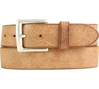 BELTINGER Premium Weicher Vollrindledergürtel, 40 mm breit, Used Look, Jeans & Hosen, Vintage Stil, Made in Italy, Casual und Office | Tabac 80cm