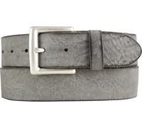 BELTINGER Premium Weicher Vollrindledergürtel, 40 mm breit, Used Look, Jeans & Hosen, Vintage Stil, Made in Italy, Casual und Office | Dunkelgrau 95cm