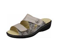 Belvida Bequeme Pantoletten für Damen, beige, Größe 37 EU