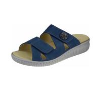 Belvida Bequeme Pantoletten für Damen, blau, Größe 41 EU