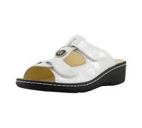 Belvida Bequeme Pantoletten für Damen, weiß, Größe 41 EU