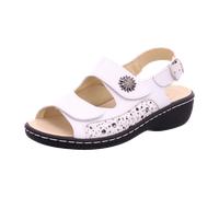 Belvida Bequeme Sandalen für Damen, weiß, Größe 37 EU