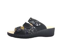 Belvida Bequeme Pantoletten für Damen, schwarz, Gr. 38 EU