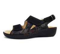 Belvida Damen Sandale in Schwarz, Größe 39