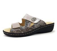 Belvida Damenschuhe Hausschuhe Pantolette Grau Freizeit, Schuhgröße:EUR 38