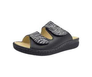 Belvida schwarz-zebra für Damen, schwarz, Größe 37 EU